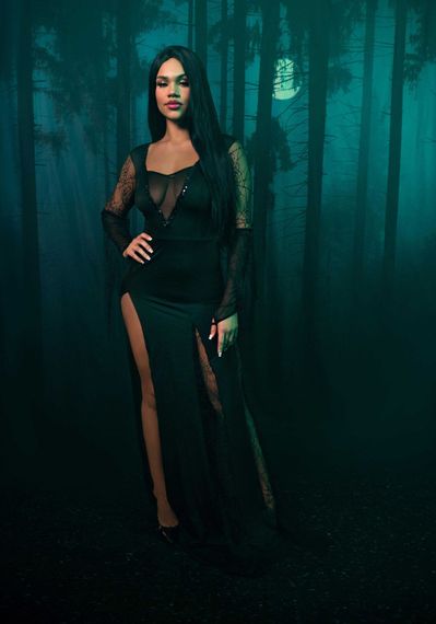 Костюм Мортіші Аддамс Leg Avenue Sexy Spooky Morticia M | Зображення 4