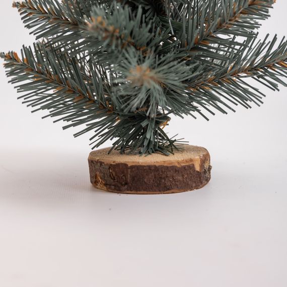 Штучна новорічна міні ялинка «Полонинська» блакитна 25 см SOK-M-03-1-1 | Зображення 2