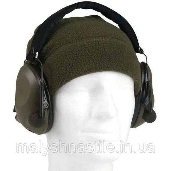 Навушники Mil-Tec стрілкві, активні (Olive) | Зображення 1