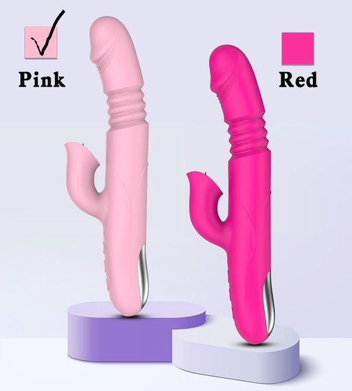 Вібромасажер «Serena» вагінально-кліторальний зі зворотно-поступальними рухами, подвійна стимуляція + sexstyle | Зображення 8