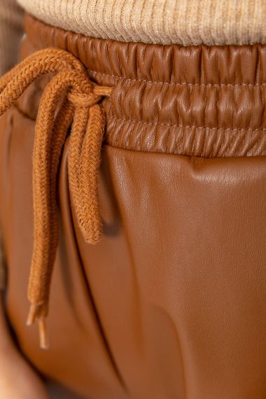 Лосини жіночі на флісі, колір коричневий, 164R150 | Зображення 5