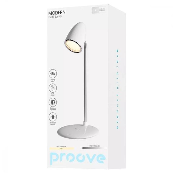 Настільна лампа з Бездротовою Зарядкою до телефона Proove Modern | Зображення 6