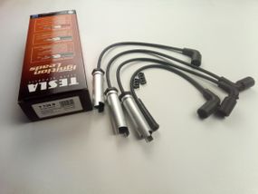 Дроти запалювання Lanos 1.5, TESLA (T738B) силікон (з метал. након.) (96305387)