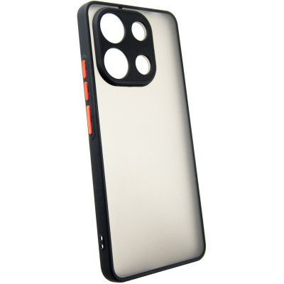 Чехол для мобильного телефона Dengos Matte Xiaomi Redmi Note 13 4G (black) (DG-TPU-MATT-140) - Топ Продаж! | Зображення 1