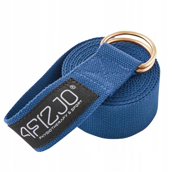 Ремінь для йоги 4FIZJO 300 см 4FJ0528 Blue (P-5907739318435) | Зображення 3
