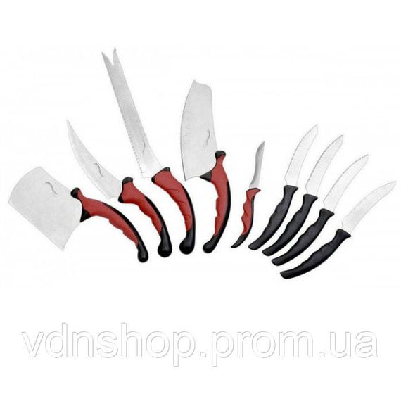 Стальные кухонные ножи Contour Pro Knives 13, Набор ножей кухонные ножи поварские набор PF-57 | Зображення 9
