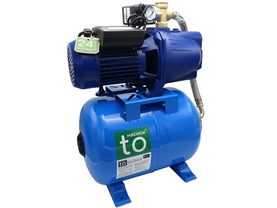 JET80A Насосна станція 0,55кВт Qmax 45л/хв, H46m (бак 24л) toНасоси**