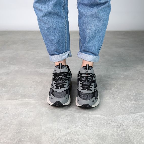 Кросівки чоловічі шкіряні 591329 Сірі чорні 41 42 43 44 45 | Зображення 8