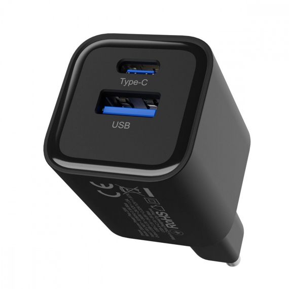 Мережевий зарядний пристрій Proove Silicone Power Plus 20W (Type-C + USB), Білий | Зображення 9