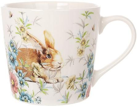 Кухоль порцеляновий Happy Rabbit 450мл