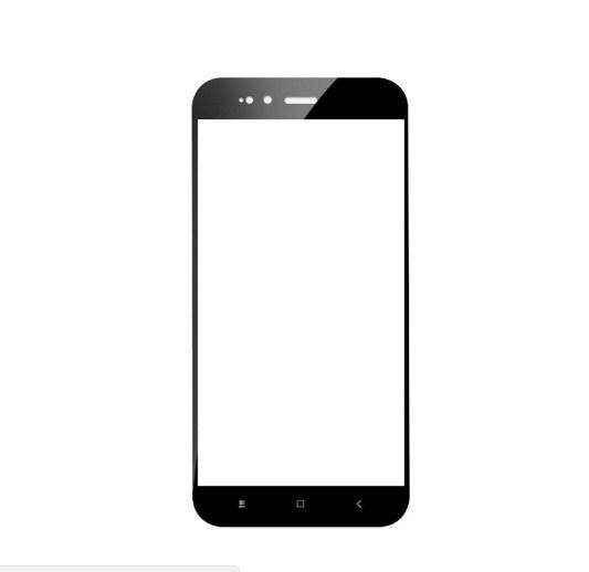 Full Cover защитное стекло для Xiaomi Mi5х - Black | Зображення 1