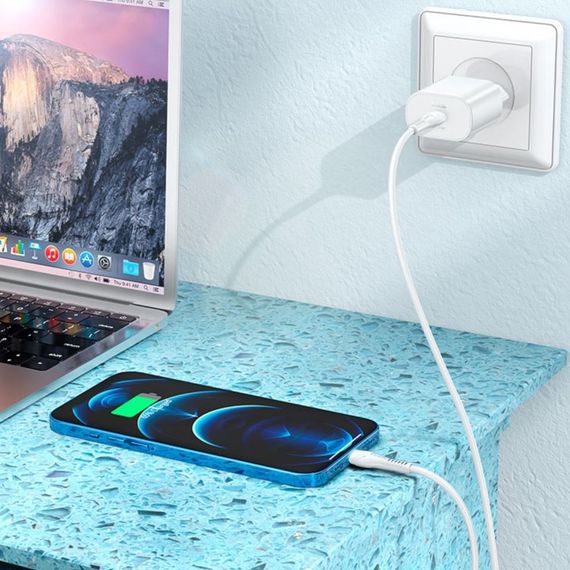 Мережевий Зарядний Пристрій XPRO N22 Jetta PD25W Type-C to iP білий (33265-01_309) | Зображення 5