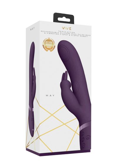 Вибратор May - Pulse-Wave & C-spot & G-Spot Rabbit - Purple sexstyle | Зображення 6