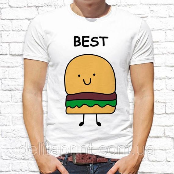 Парні футболки для закоханих "Best Couple" Міцна пара | Зображення 2