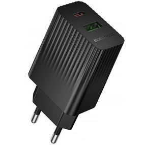 СЗУ Borofone BAS76A Source PD30W+QC3.0 (1USB-A/1C) Black