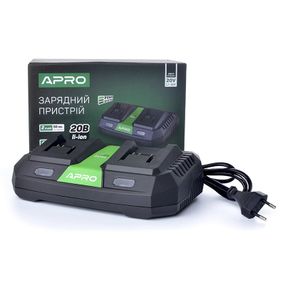 Двойное зарядное устройство APRO FC20 Dual 20В, 3А
