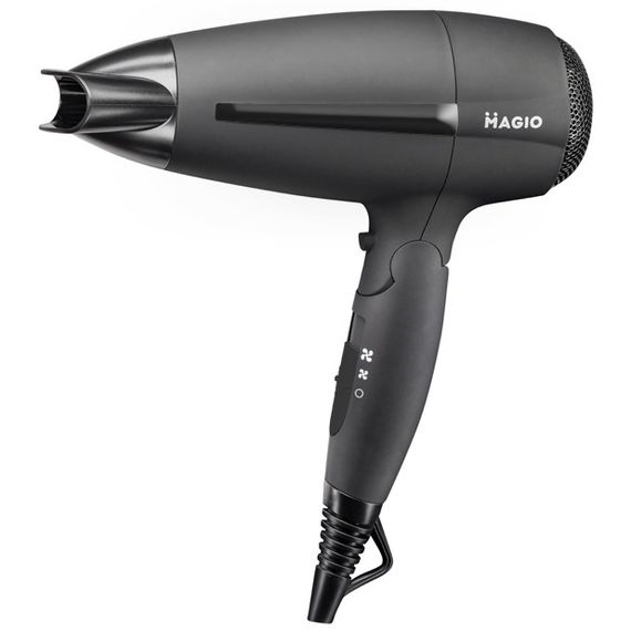 Фен для волос Magio MG-166, 2000 Вт, складная ручка, 3 режима нагрева