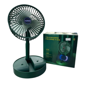 Вентилятор-трансформер аккумуляторный Folding Fan JX-992 (1800mAh) Складной настольный и напольный USB-вентилятор