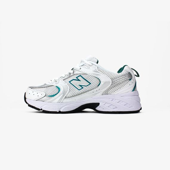 Демісезонні кросівки весна літо New Balance  колір білий/сріблястий/зелений | Зображення 3