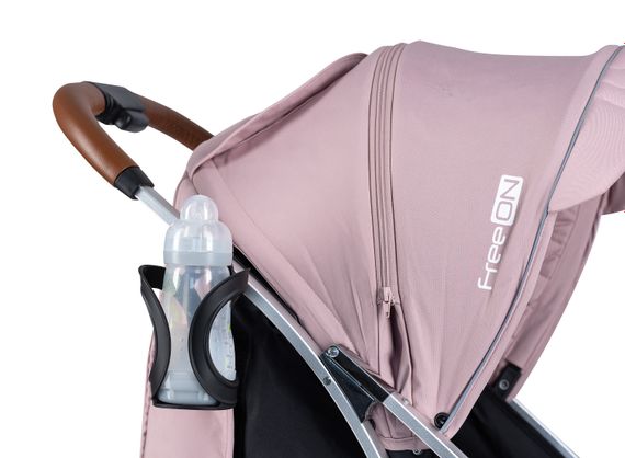 Коляска FreeON LUX Premium Dusty Pink-Black | Зображення 4