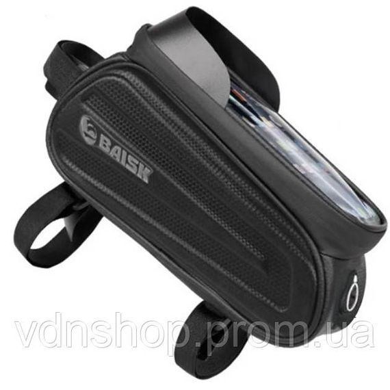 Велосумка F003/221G на кермо з відділенням під смартфон 23.5x10x14см IC-38 | Зображення 2