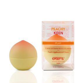 Збуджувальний крем для сосків EXSENS Peachy Keen (8 мл) з олією жожоба та ши, їстівний, без цукру Sex Aura