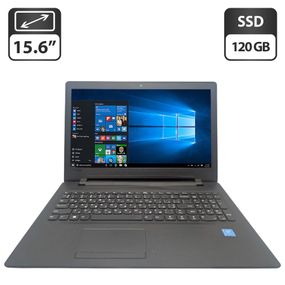 Ноутбук Lenovo IdeaPad 110-15IBR / 15.6" (1366x768) TN / Intel Pentium N3710 (4 ядра по 1.6 - 2.56 GHz) / 4 GB DDR3 / 120 GB SSD / Intel HD Graphics 405 / WebCam / DVD-ROM б/у