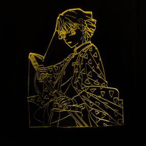 Акриловый светильник-ночник Заницу Агацума желтый tty-n001216