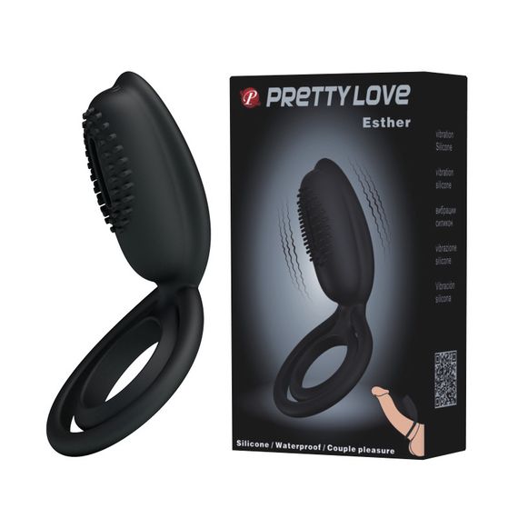 Ерекційне кільце - Pretty Love Esther Penis Ring Black sexstyle