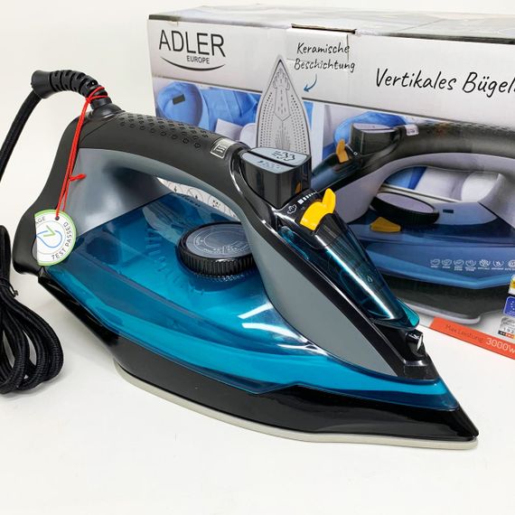 Електрична праска для прасування ADLER AD 5032 3000Вт, Якісна електрична парова праска JM-60 | Зображення 6