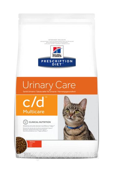 Сухий корм для котів Hill's Prescription Diet Feline c/d Urinary Care Multicare Chicken з куркою 400 г 548203