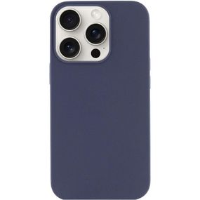 Чохол Silk (AA) NO LOGO with Magnetic Fit для Apple iPhone 15 Pro Max (6.7") Темно-синій / Midnight blue