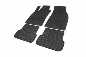 Резиновые коврики Polytep (4 шт, резина) для Ауди A4 B6 2000-2004 гг