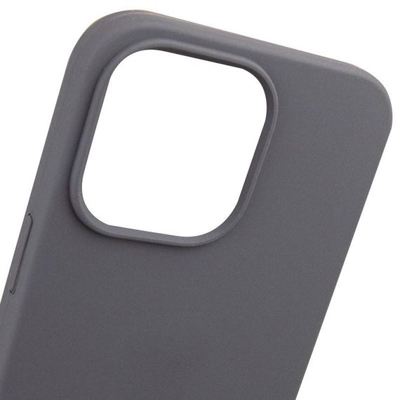Чехол Silicone Case Full Protective (AA) NO LOGO для Apple iPhone 16 Pro (6.3") Серый / Dark Gray | Зображення 3