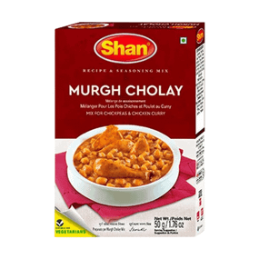 Суміш спецій для страв з курки та нуту  Murgh Cholay Curry 50г Shan 788821002020