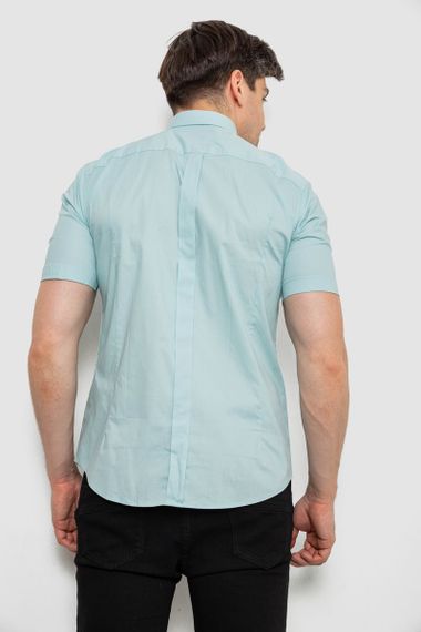 Рубашка мужская однотонная, цвет оливковый, 214R6917-1 | Зображення 3