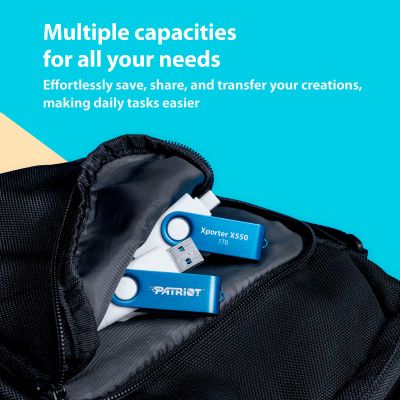 USB флеш накопитель Patriot 1TB Xporter X550 USB 3.2/Type-C (PS1TX550AAD) | Зображення 7