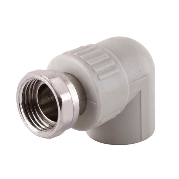 Кут з накидною гайкою Kalde PPR ф25х3/4 000015992