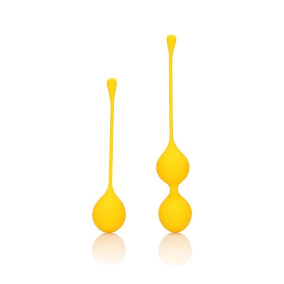 Набір вагінальних кульок - Loveline Silicone Kegel Balls Training Set Carambola Sex Aura