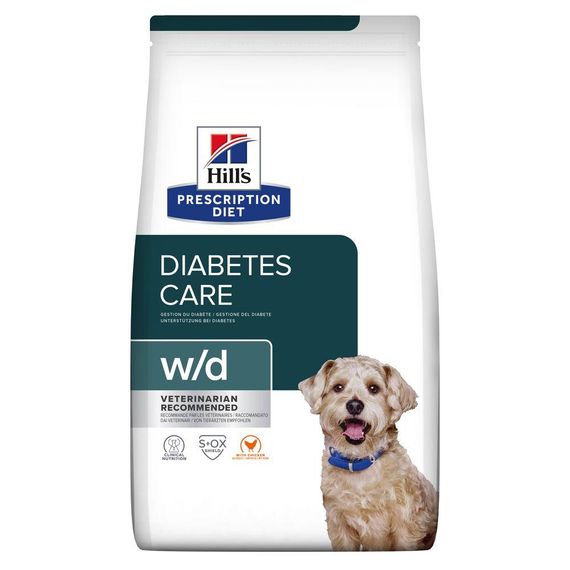 Сухой корм Hill's Prescription Diet для взрослых собак при сахарном диабете с курицей 10 кг