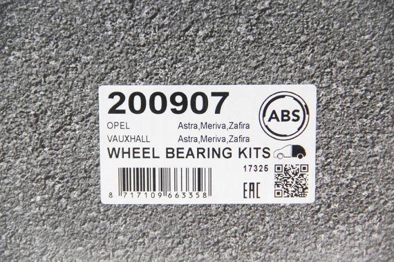 Підшипник маточини передній Opel Astra H 04-14/Zafira 05-15 (+ABS), ABS (200907) | Зображення 1