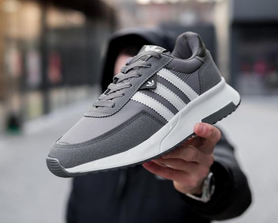 Adidas Retropy F2 Dark Grey адідас ретропі ф2 темно сірі адіки кроссовки адидас ретропи | Зображення 4