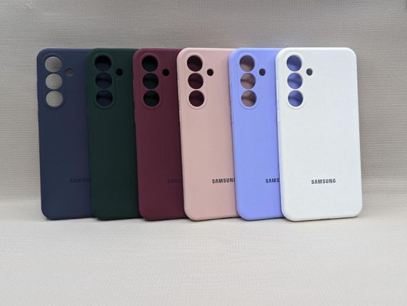 Samsung Galaxy S25 FE | Противоударный чехол с логотипом | Soft Touch | белый | Зображення 1