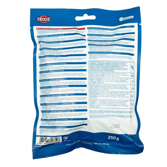 Ласощі Trixie Denta Fun Chewing Rolls Mix для собак Паличка для чищення зубів асорті 10 см 250 г | Зображення 2