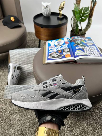 Кросівки R1e1ebok Classic Leather Hexalite Grey Black White , В'єтнам 44 28 | Зображення 8