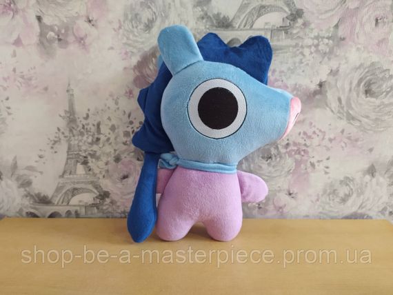 Плюшевая мягкая корейская игрушка единорог MANG Манг BT21 группы BTS талисман K-POP 35 см 00239 | Зображення 1