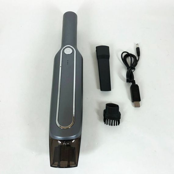 Автопилосос для салону машини на акумуляторі Car vacuum cleaner, Компактний пилосос в авто з насадками KJ-75 | Зображення 7