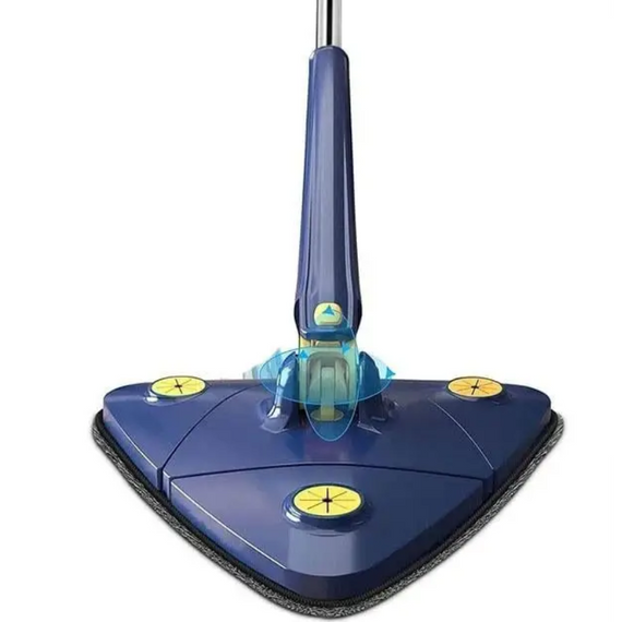 Трикутна швабра багатофункціональна для миття вікон, підлог, дзеркал, з функцією повороту на 360 | Зображення 4