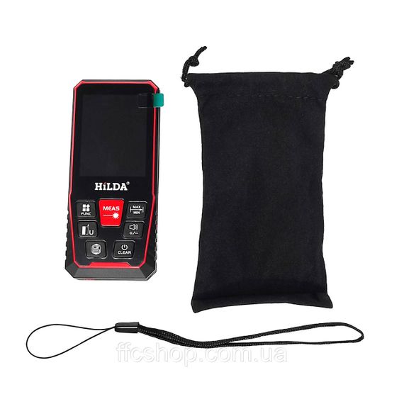 Лазерний далекомір рулетка HILDA для вимірювання довжини площі об'єму 120м (CJ368) | Зображення 1