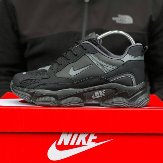 Кросівки Nike весна-літо текстиль/замш/шкіра колір чорний | Зображення 8